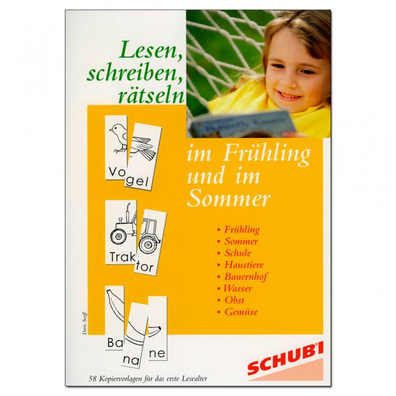 Lesen, schreiben, rätseln im Frühling und im Sommer