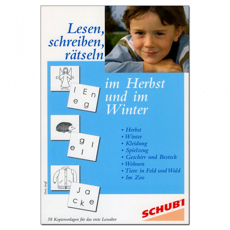 Lesen, schreiben, rätseln im Herbst und im Winter