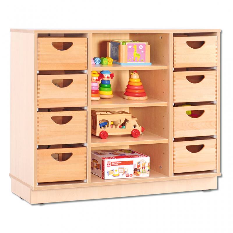 KITA-KIDS Schrank mit 8 Schubkästen