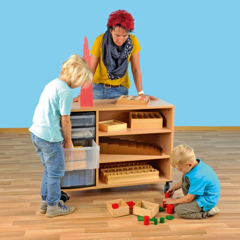 Montessori Wagen inkl. Inhalt