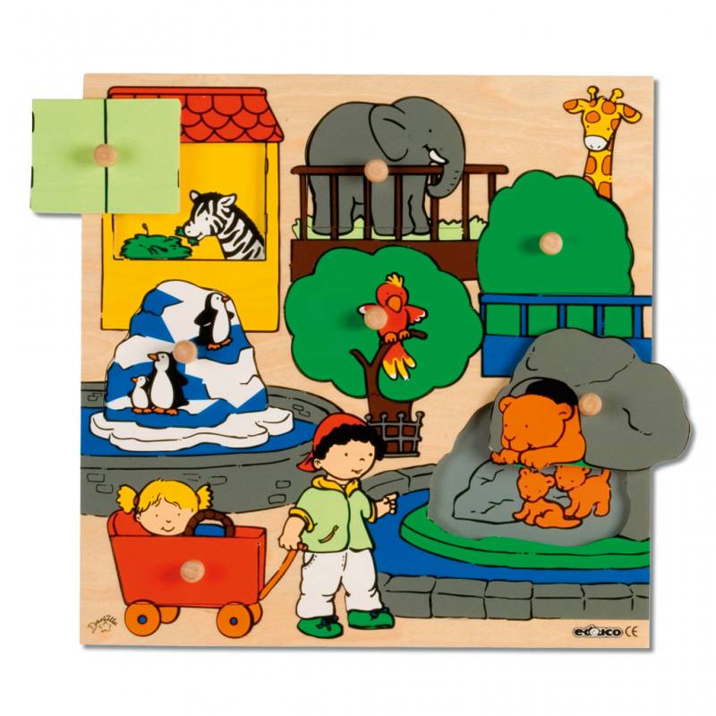 Steckpuzzle Thema: Zoo