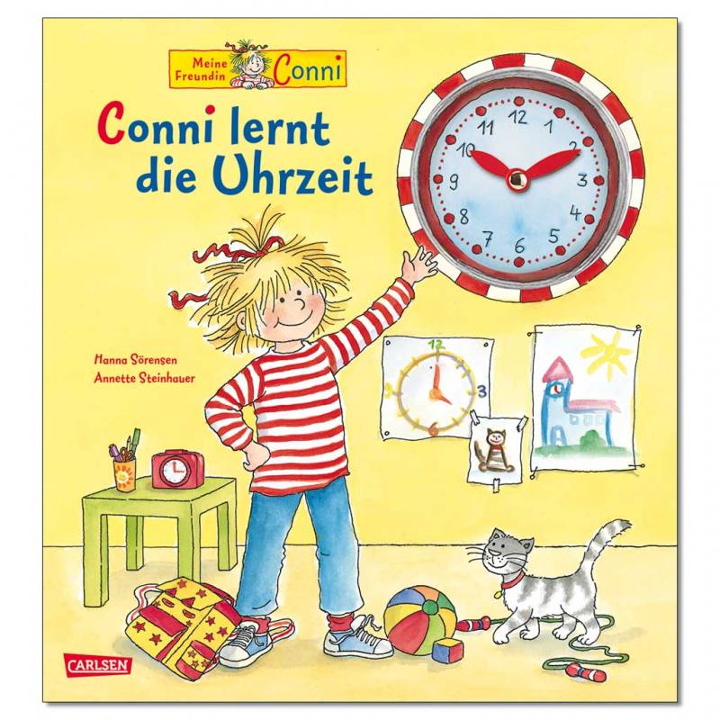 Kinderbuch "Conni lernt die Uhrzeit"