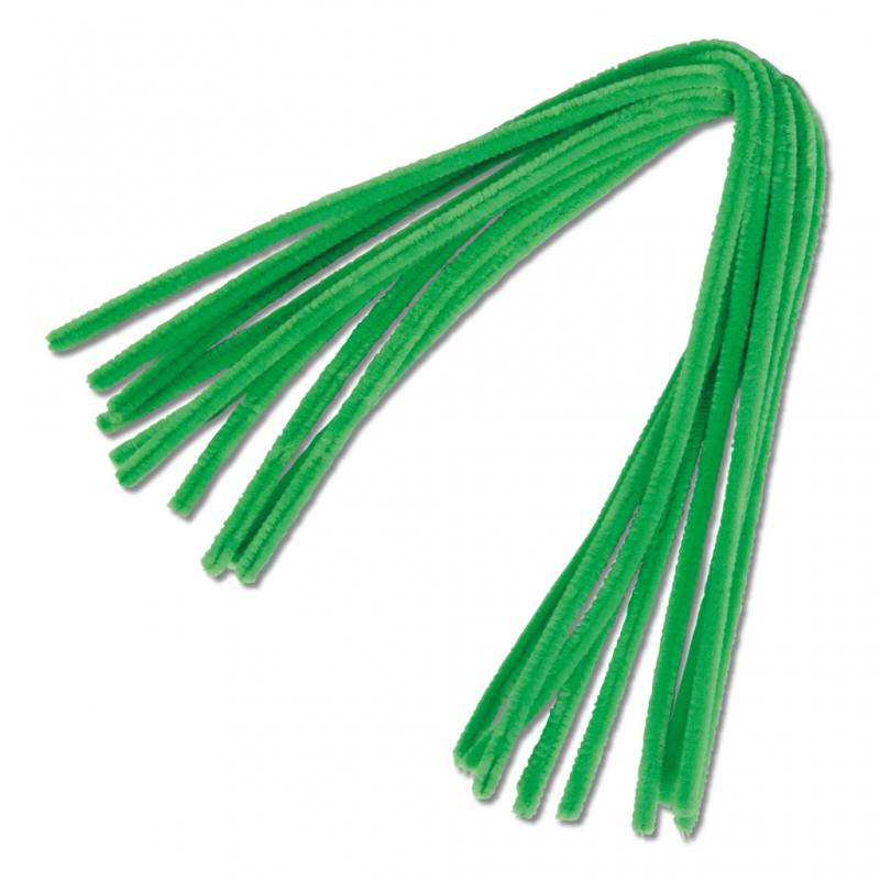 Chenille-Draht - grün