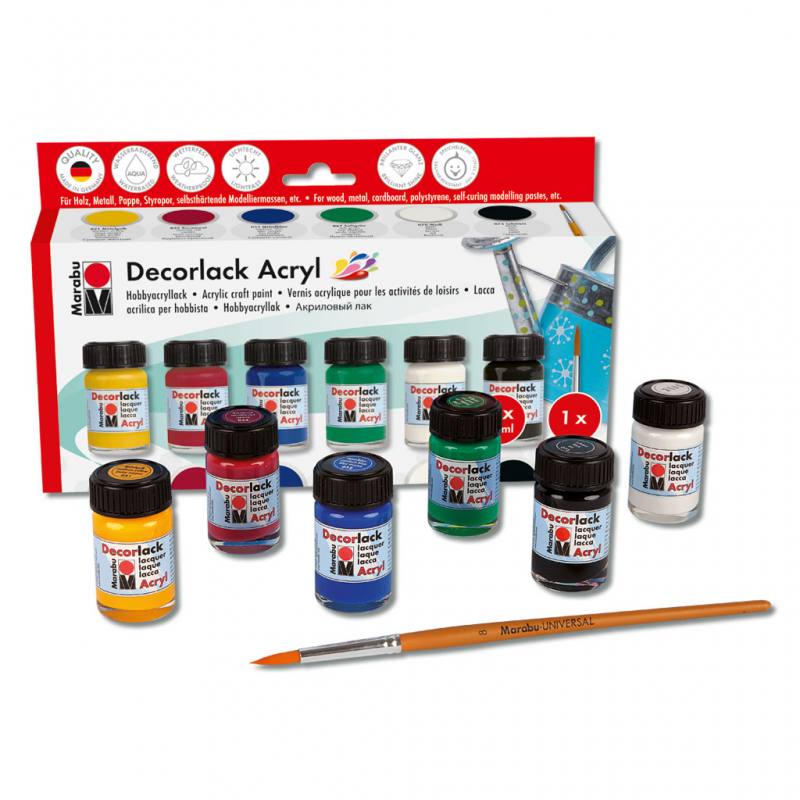 Marabu Acryllack Grundfarbensortiment