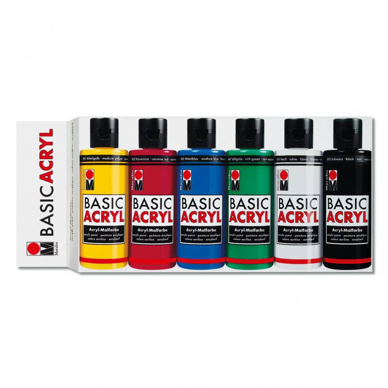 Marabu Basic Acrylfarbenset
