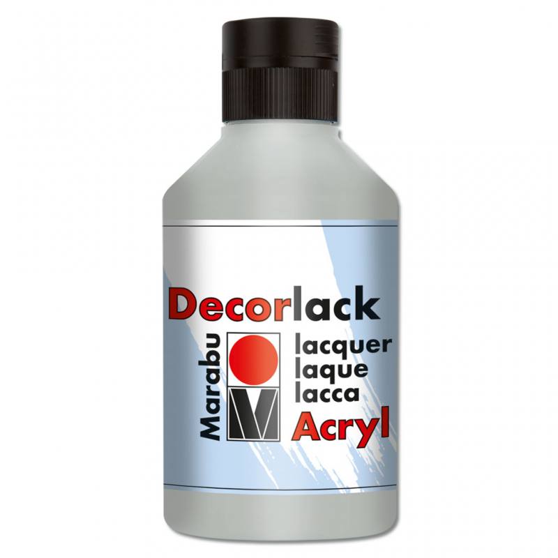 Marabu Acryllack, 250 ml, metallicsilber