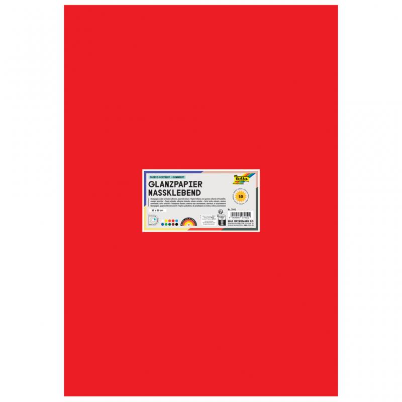 Buntpapier, gummiert