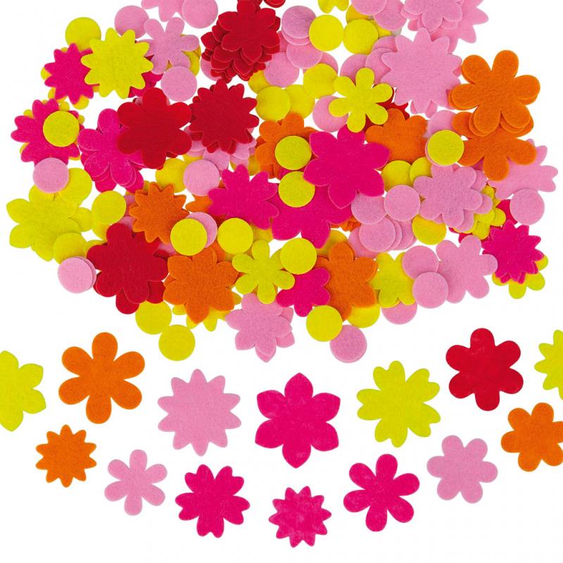 Filzaufkleber "Blumen"