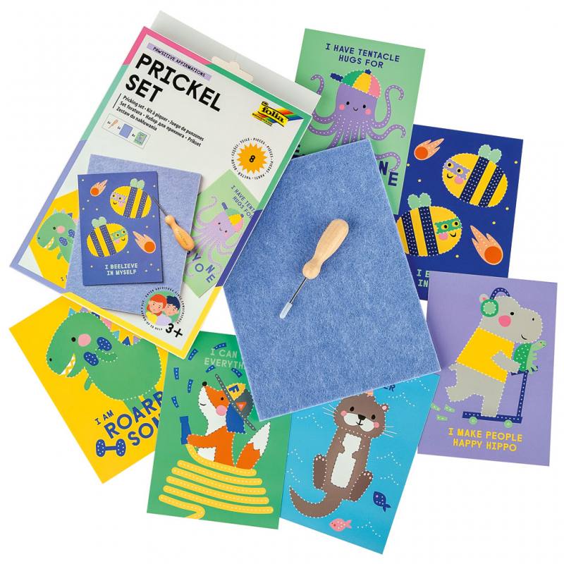 Folia® Prickel-Set, 6 Karten