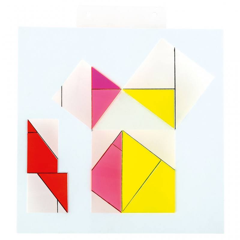 Projektionsmodell Satz des Pythagoras