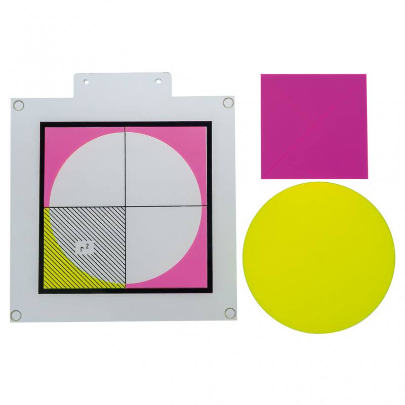 Projektionsmodell zur Flächenbrechung Kreis