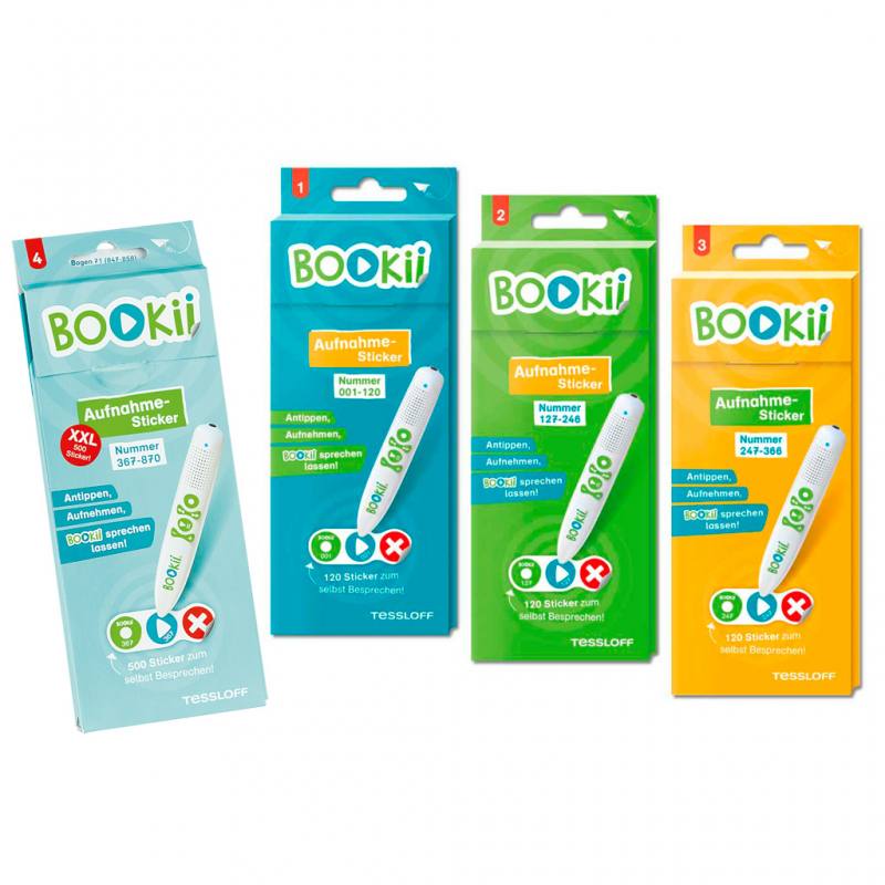 BOOKii® Aufnahmesticker