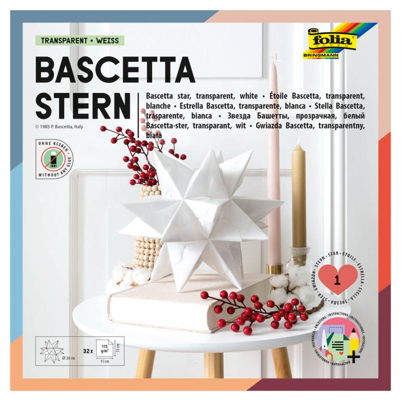 Folia® Bascetta Stern-Bastelset