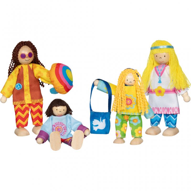 Biegepüppchen Familie Love & Harmony, 4 Stück