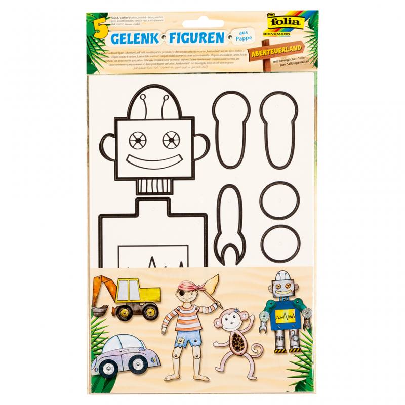 Folia® Gelenkfiguren Abenteuerland