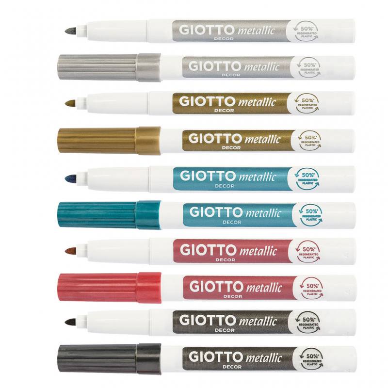 GIOTTO Fasermaler - Decor Metallic