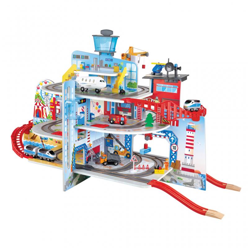 Mega City Eisenbahn-Set, 34 Teile