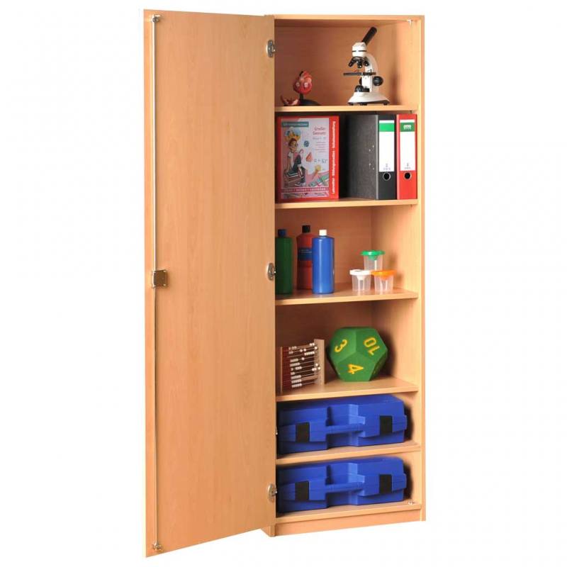 Modulus® Schmaler Hochschrank, eintürig, 5 Böden, Türanschlag links, Tiefe: 50 cm