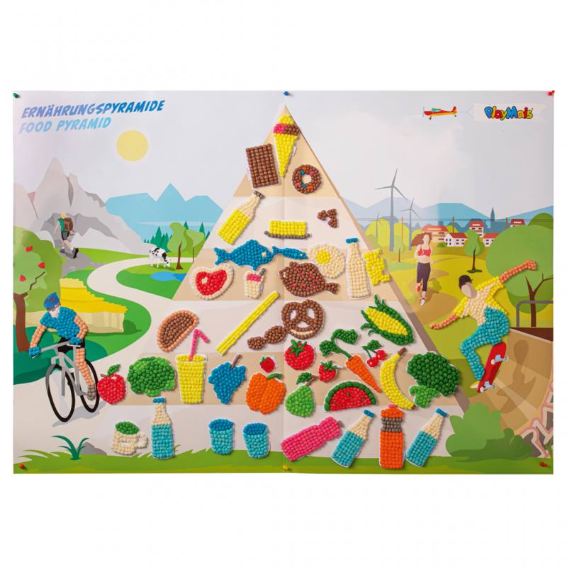 PlayMais® Lebensmittelpyramide für Kinder