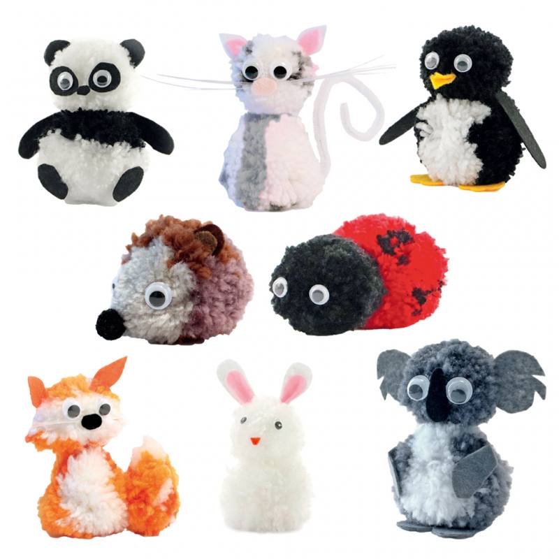 Pompon-Set, inkl. Zubehör