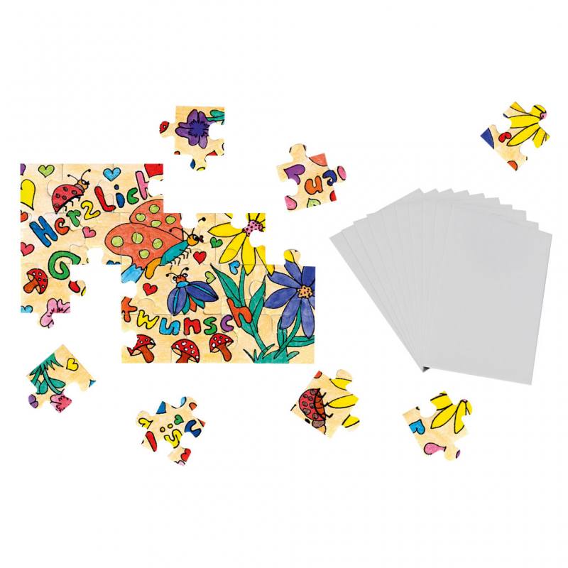 10 Puzzleplatten - klein oder groß