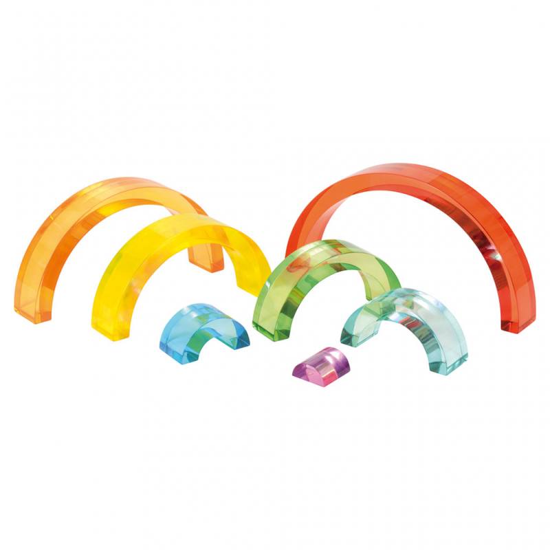 Acrylsteine Regenbogen, 7 Teile