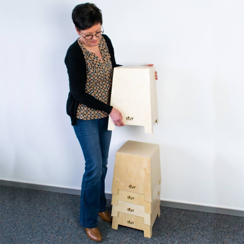 Stapelbare Cajon, Sitzhöhe 45 cm