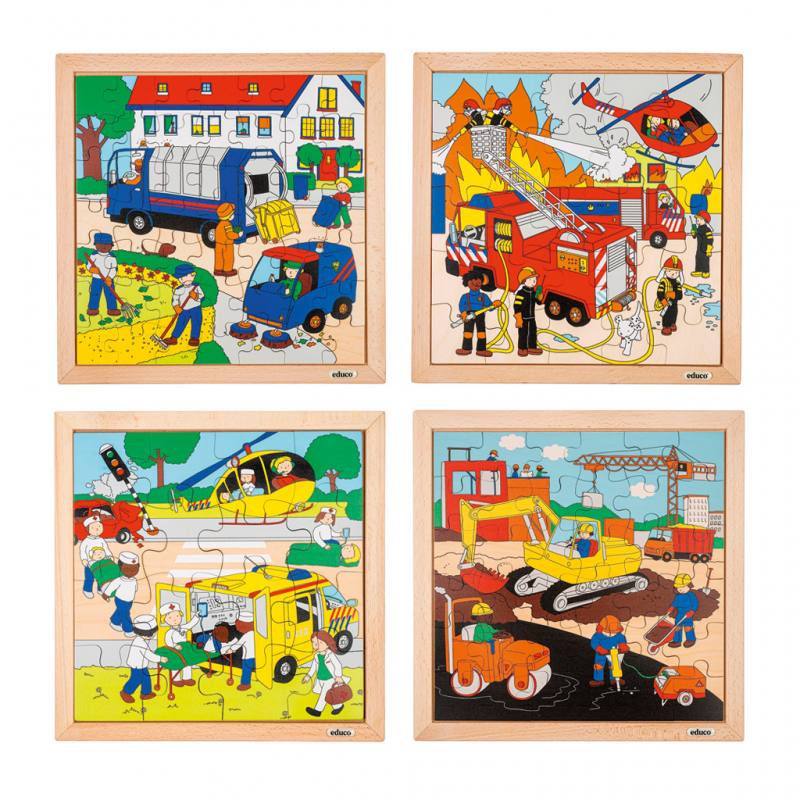 Educo® Straßenaktionpuzzles