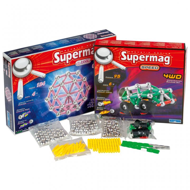 Supermag® Magnetbaukasten, 2er-Set