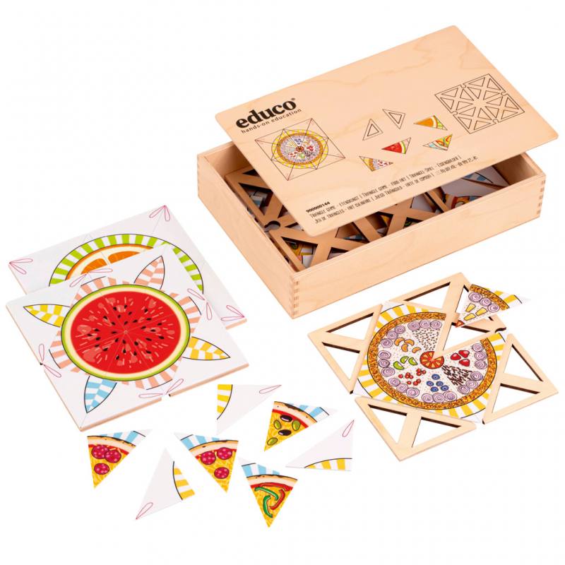 Educo® Triangelspiel – Essensbilder