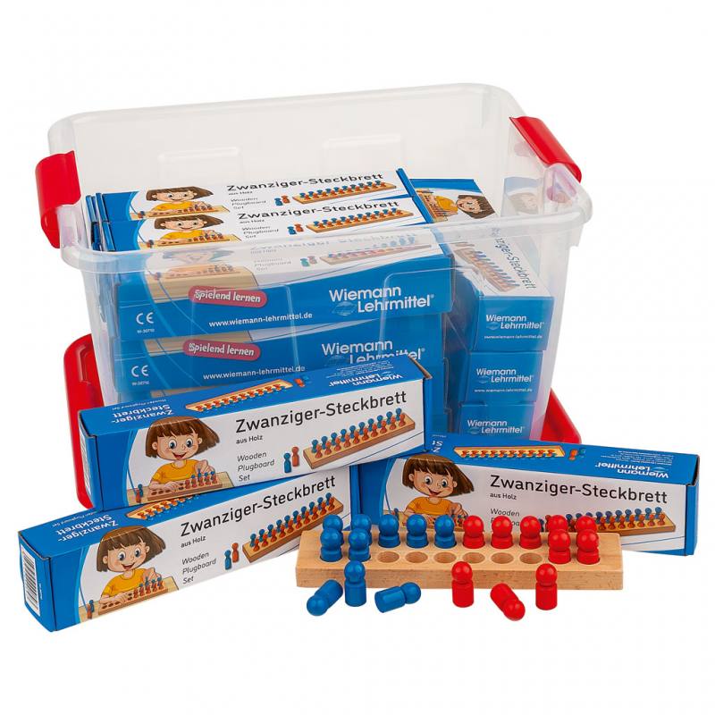 Wiemann Lehrmittel® Gruppensatz Steckbrett bis 20