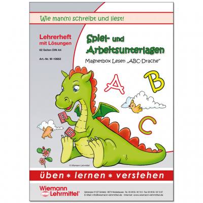 Spiel- und Arbeitsunterlagen „ABC-Drache“ mit 62 Arbeitsblättern