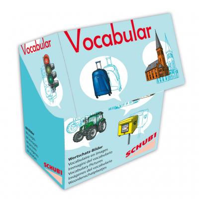 Vocabular – Bilderbox - Fahrzeuge, Verkehr, Gebäude