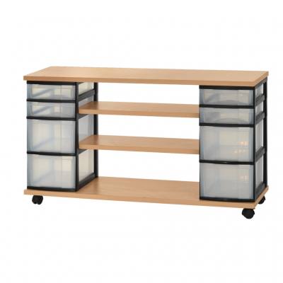Schul-Musikwagen mit Instrumenten-Set 1 und 2