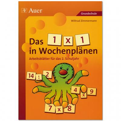 Das 1 x 1 in Wochenplänen - Arbeitsblätter