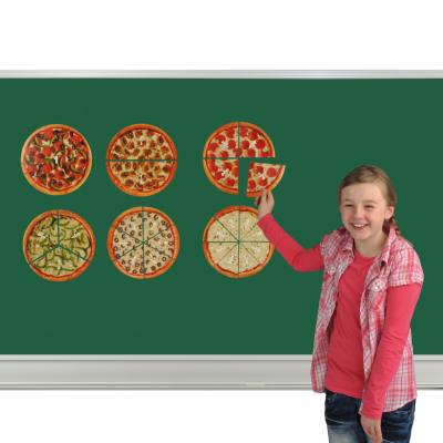 Pizza-Brüche – Magnetisches Set