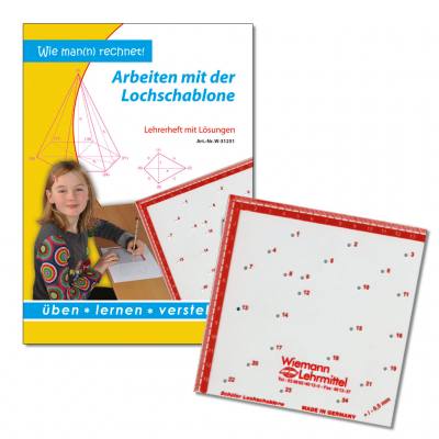 Lehrerheft - Arbeiten mit der Lochschablone