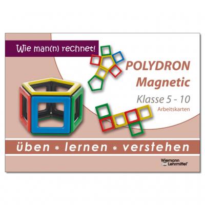 Arbeitskarten Magnetic Polydron, Klasse 5–10, 30 Karten in DIN A5