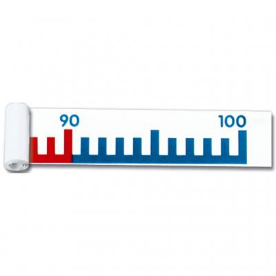 Demo-Rechenband 1–100, Stricheinteilung