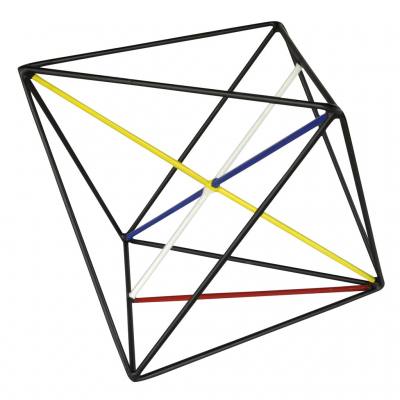 Stahlmodell Oktaeder