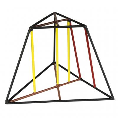 Stahlmodell Dreieckspyramidenstumpf
