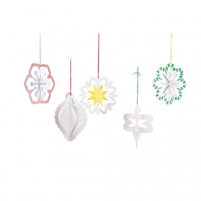 3D-Ornamente, 30 Stück, 20 cm