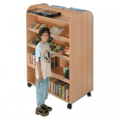 Fahrbares Bücherregal