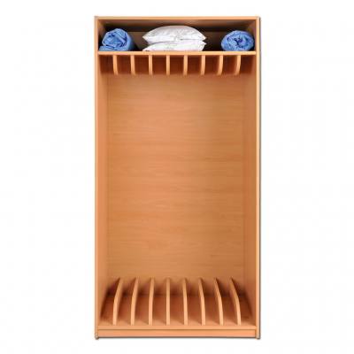 Modulus® Liegepolsterschrank mit 2 Einlegeböden für 9 Liegepolster, 160 cm lang