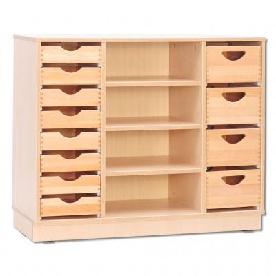 KITA-KIDS Schrank mit 12 Schubkästen
