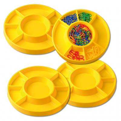 Große Material-Sortierschalen, 4 Stück, Ø 32,5 cm