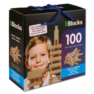 BBlocks Holzbausteine, 100 Stück