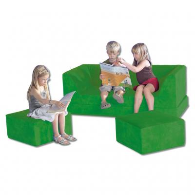 Kinderklappcouch mit 2 Hocker