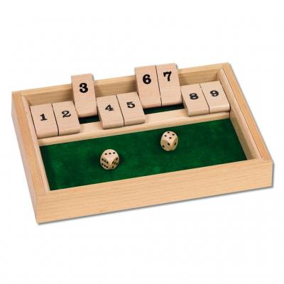 Würfelspiel "Shut the Box"