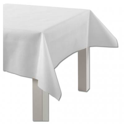 Tischdecke aus Stoff-Imitat - weiß